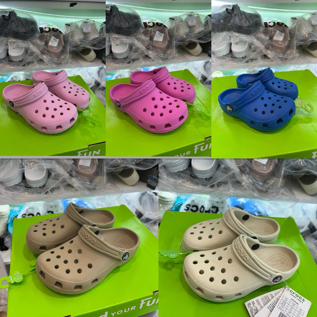 Crocs classic kids / Crocs kids / รองเท้าแตะเด็ก Crocs classic clog