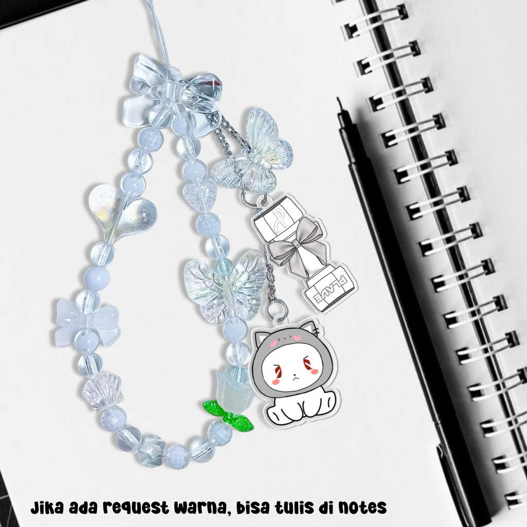 ลูกปัด phonestrap hp lightstick plave strap ลูกปัด