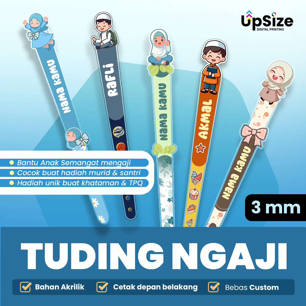 3MM อะคริลิค Quran Reading Tuding | อะคริลิคที่กําหนดเอง UV พิมพ์ Quran Reading Tuding | โคมไฟอ่านหน