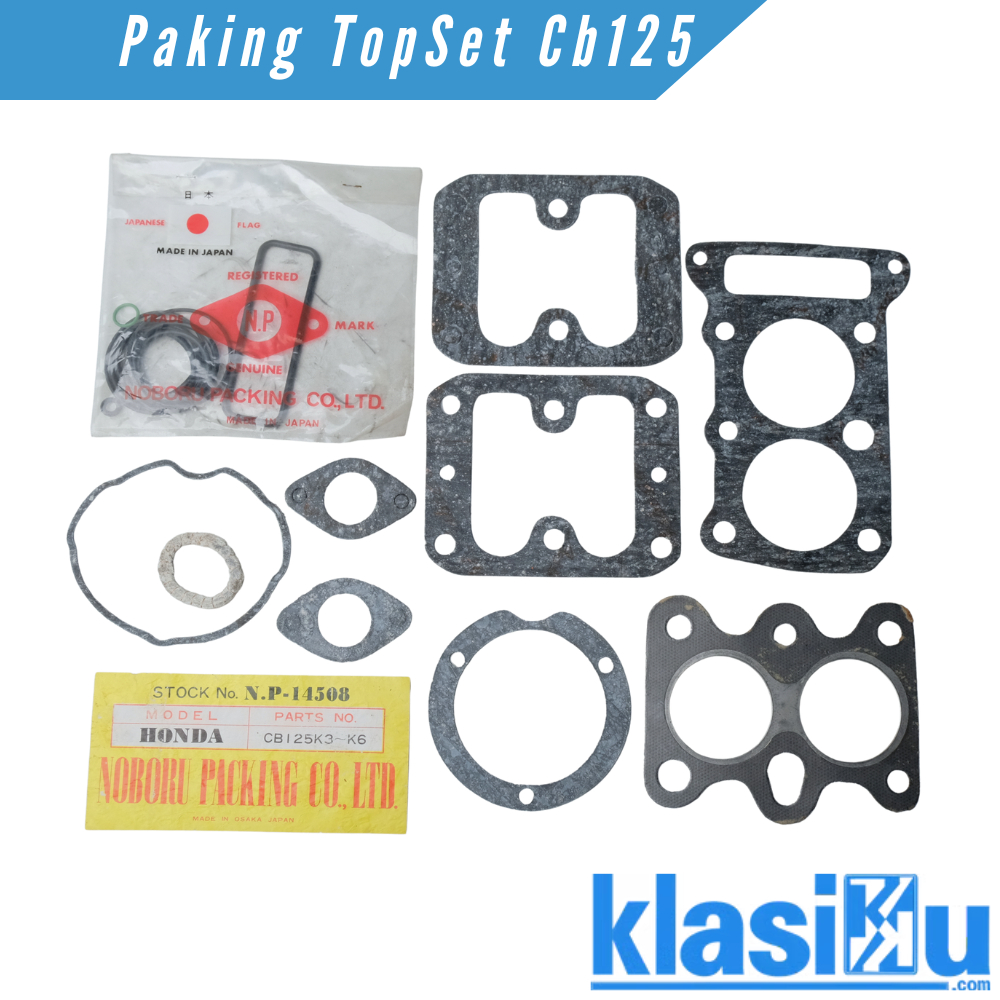 ปะเก็นชุดด้านบน Honda CB 125 K3 K4 K5 Cb125 K3-K5 twin CD cl 125 Nos Japan Nos
