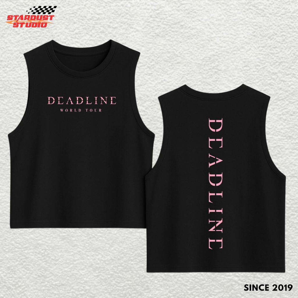Stardust Blackpink Deadline World Tour เสื้อยืด / สินค้า Blackpink / Deadline World Tour Tshirt / เส