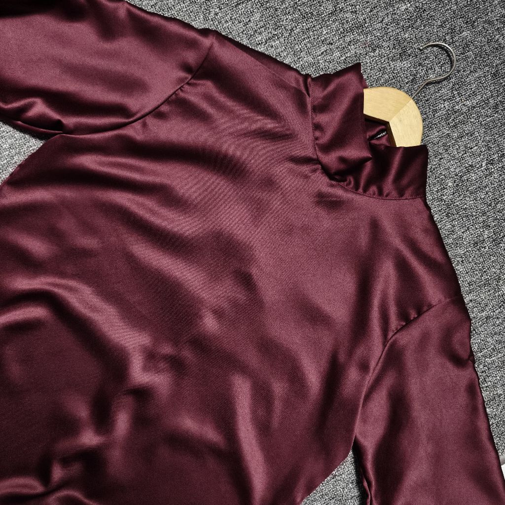 Inner Manset Daleman Kebaya ซาติน/ข้อมือ kebaya/คอคอเต่า