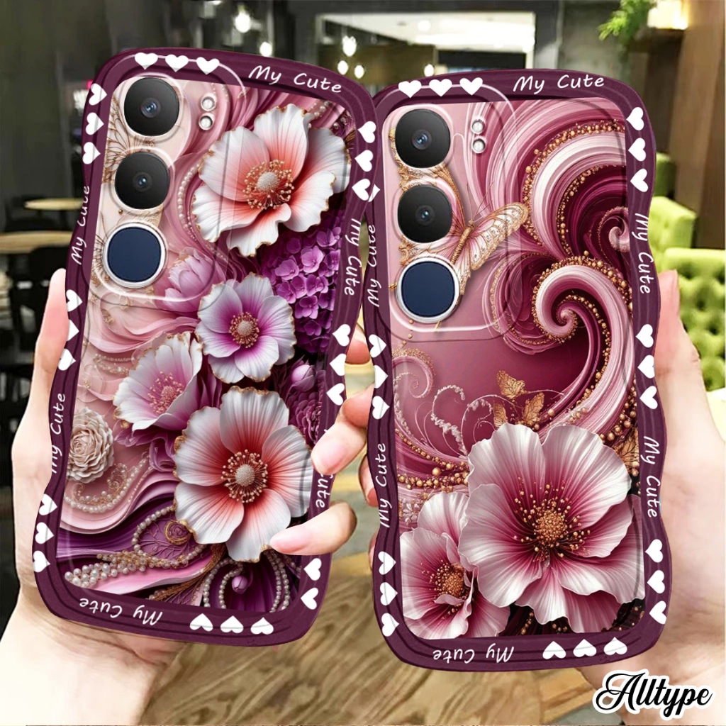 RY152 Wave Case Vivo Y19S Y29 4g Y29 5g Y03 Y16 Y28 Y17S Y20 Y15 Y12 Y17 Y21 Y22 Y19 Y91C Y91