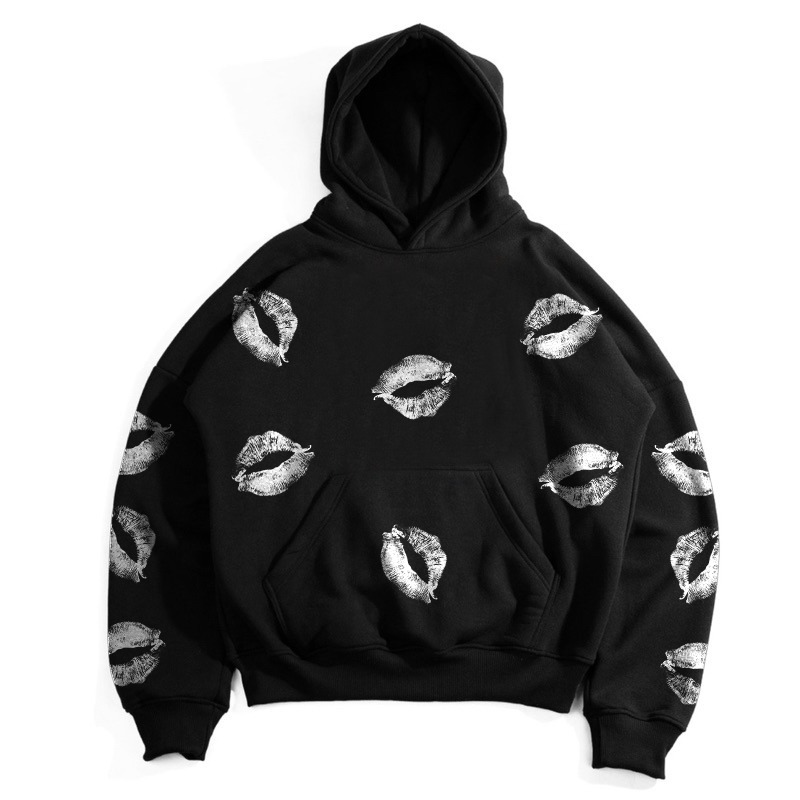 GLGS | HOODIE BOXY OVERSIZE LIPPEN | FLEECE 280-300 GSM