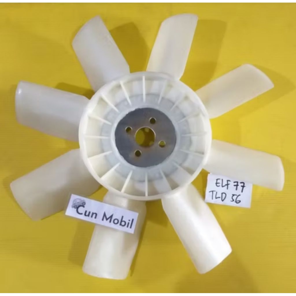 Isuzu ELF77 พัดลมหม้อน้ําเพลาเดี่ยว NHR55 TLD56 FB-NHR55