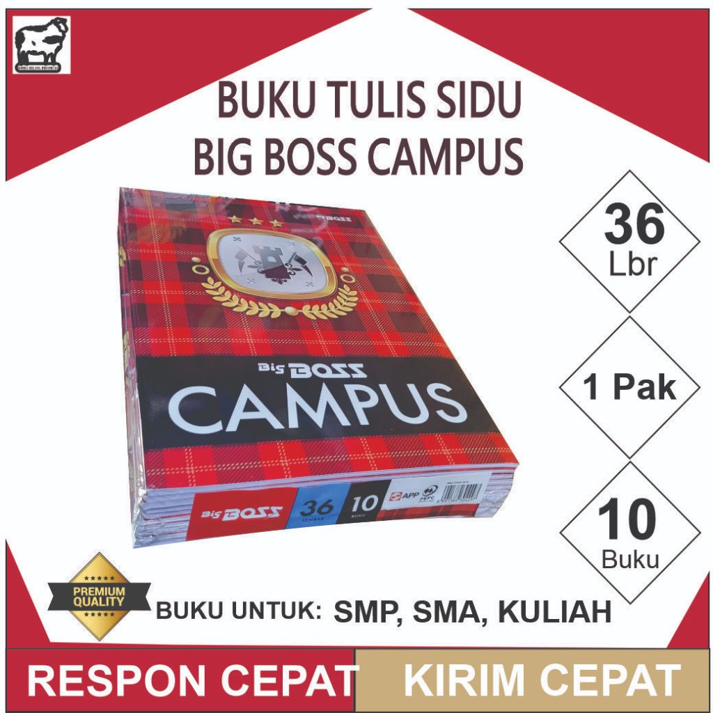 สมุดบันทึก Big Boss Campus / หนังสือ Big Boss 50 แผ่น