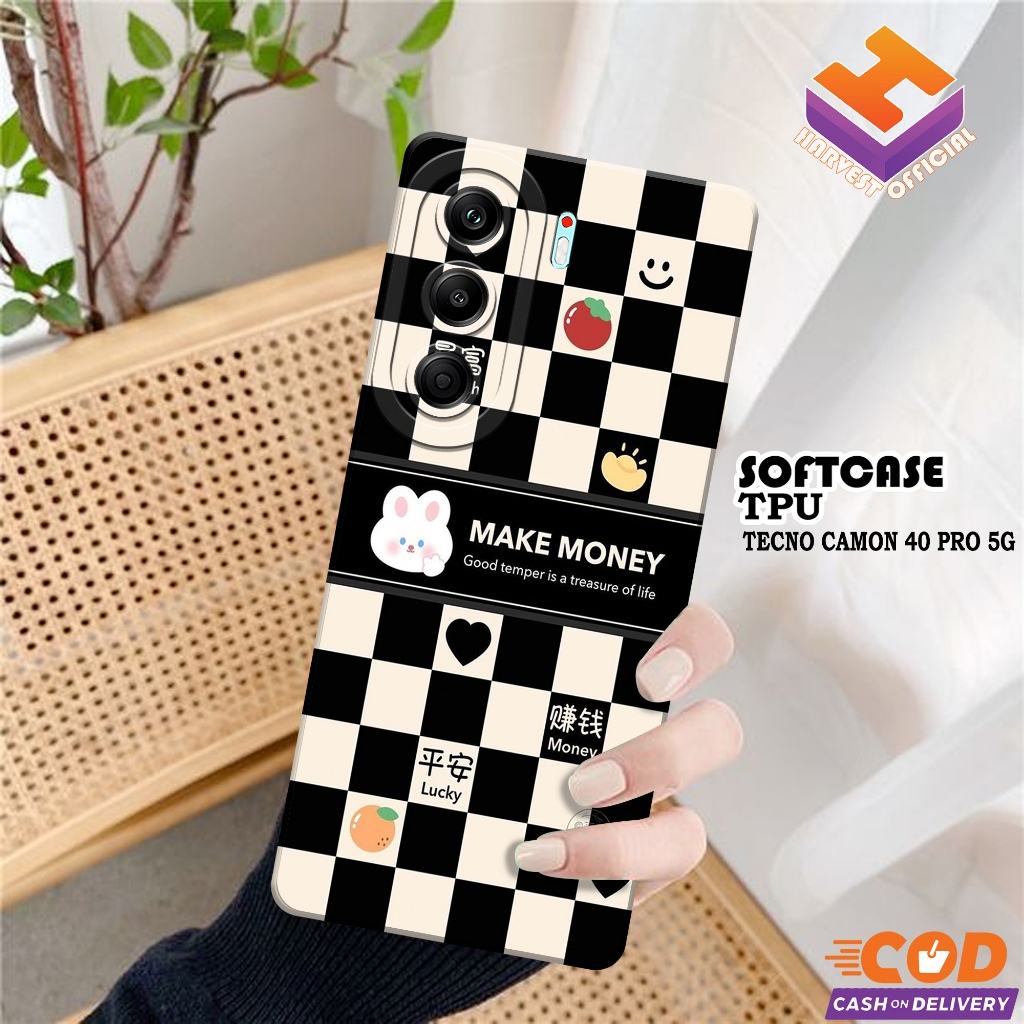 เคส Tecno Camon 40 Pro 5G ล่าสุด - เคส Tecno Camon 40 Pro 5G Softcase - Pro Camera Softcase Case - T