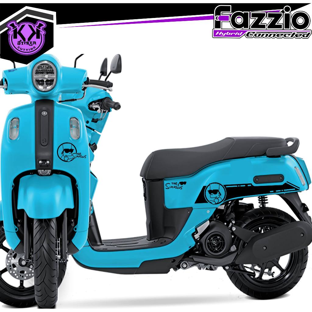SC.550/สติ๊กเกอร์ตัด/Fazwa Motorcycle Striping/MOTORCYCLE สติ๊กเกอร์, จักรยาน, Fazzio/SIMPSON CARTOO