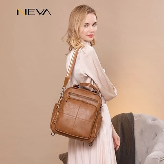 Tas Ransel wanita Kulit anti air Tas ransel wanita kuliah Tas ransel wanita kerja Backpack 4 in 1