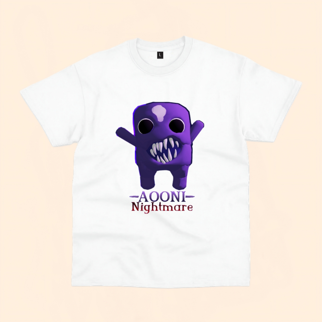 เสื้อแขนสั้นเด็ก AOONI Nightmare ฟรีชื่อที่กําหนดเอง