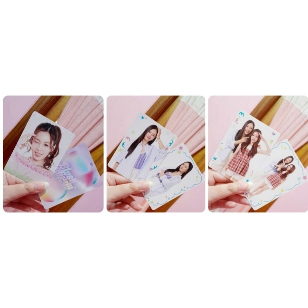 Milk Love Blush Blossom Whale Store การ์ดสะสม Xoxo (อย่างเป็นทางการ)