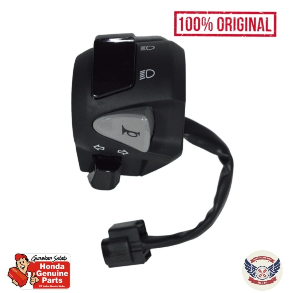 TOMBOL 35200K59A71 สวิตช์ซ้าย L ปุ่มไฟเลี้ยว Winker Set - Vario 125 eSP K60R K2V, Vario 150 K59J 201