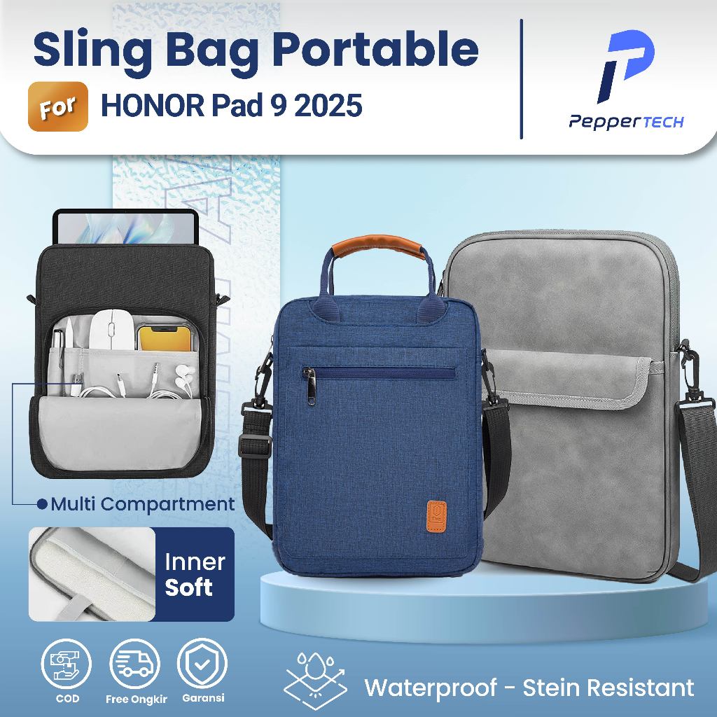 PEPPERTECH - เคสแท็บเล็ตสําหรับ Honor Pad 9 2025 Wifi Case Pouch Hanging Bag สําหรับแท็บเล็ตการป้องก