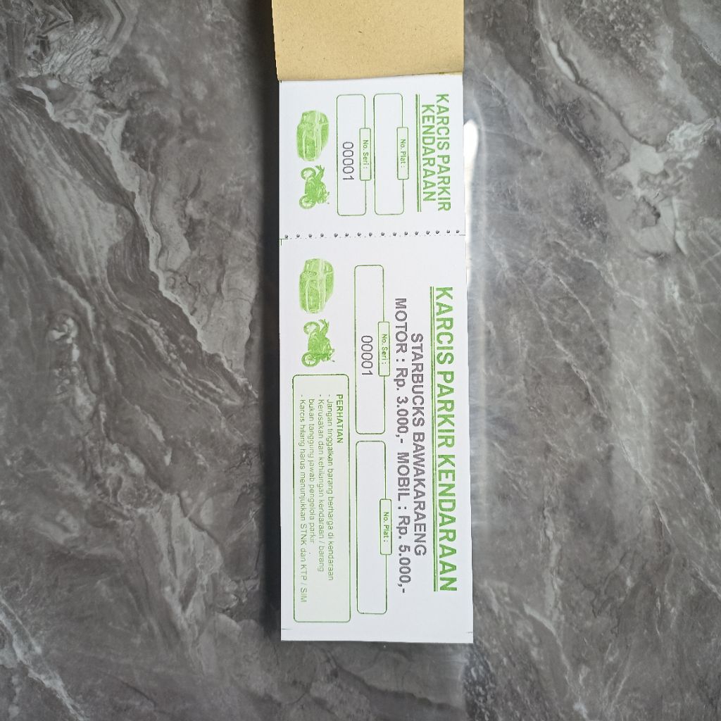 รถที่กําหนดเองรถจักรยานยนต์ที่จอดรถ TICKETS INDIVIDUNALY