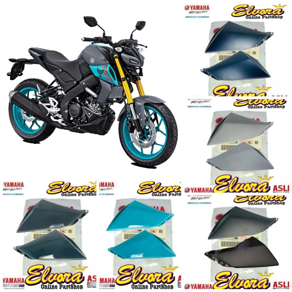 ตักถังปีกลมขวาซ้ายyamaha MT15 Original B8D-F137X-00 B8D-F137W-00
