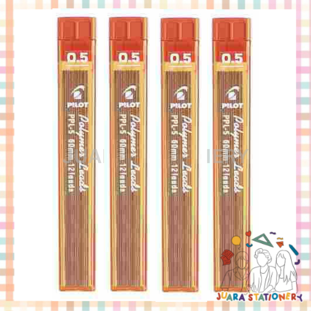 (1528) Pilot Mechanical Pencil Refill 2B 0.5 บรรจุ 12 ชิ้น PPL-5-INE / ไส้ดินสอ 0.5 2B