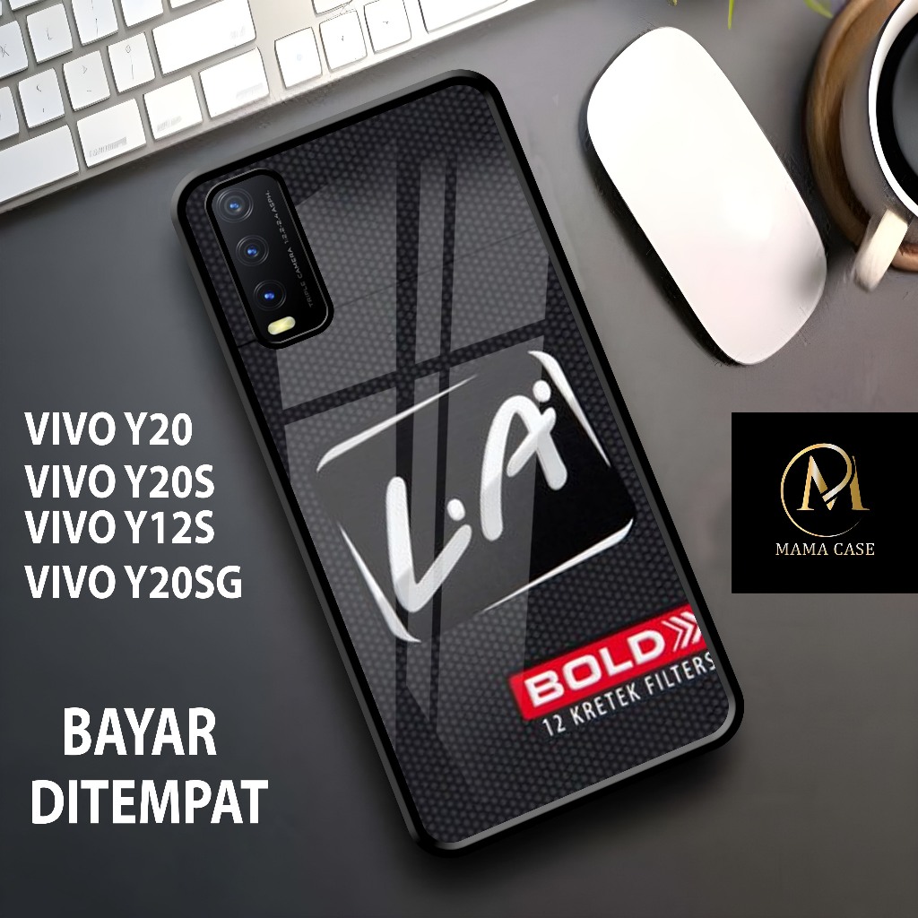 เคสแข็งเคลือบเงา Vivo Y20 Y20S Y20i Y12S Y20SG - R0k0 Motif Casing - เคสมันเงา - เคส Vivo ปัจจุบัน