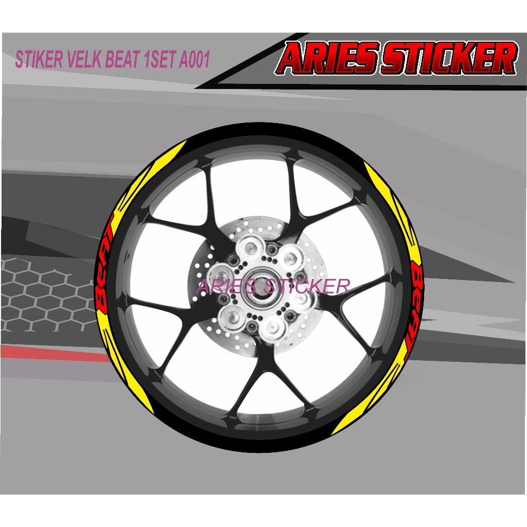 BEAT A001 RIM STICKER BEAT RIM STICKER