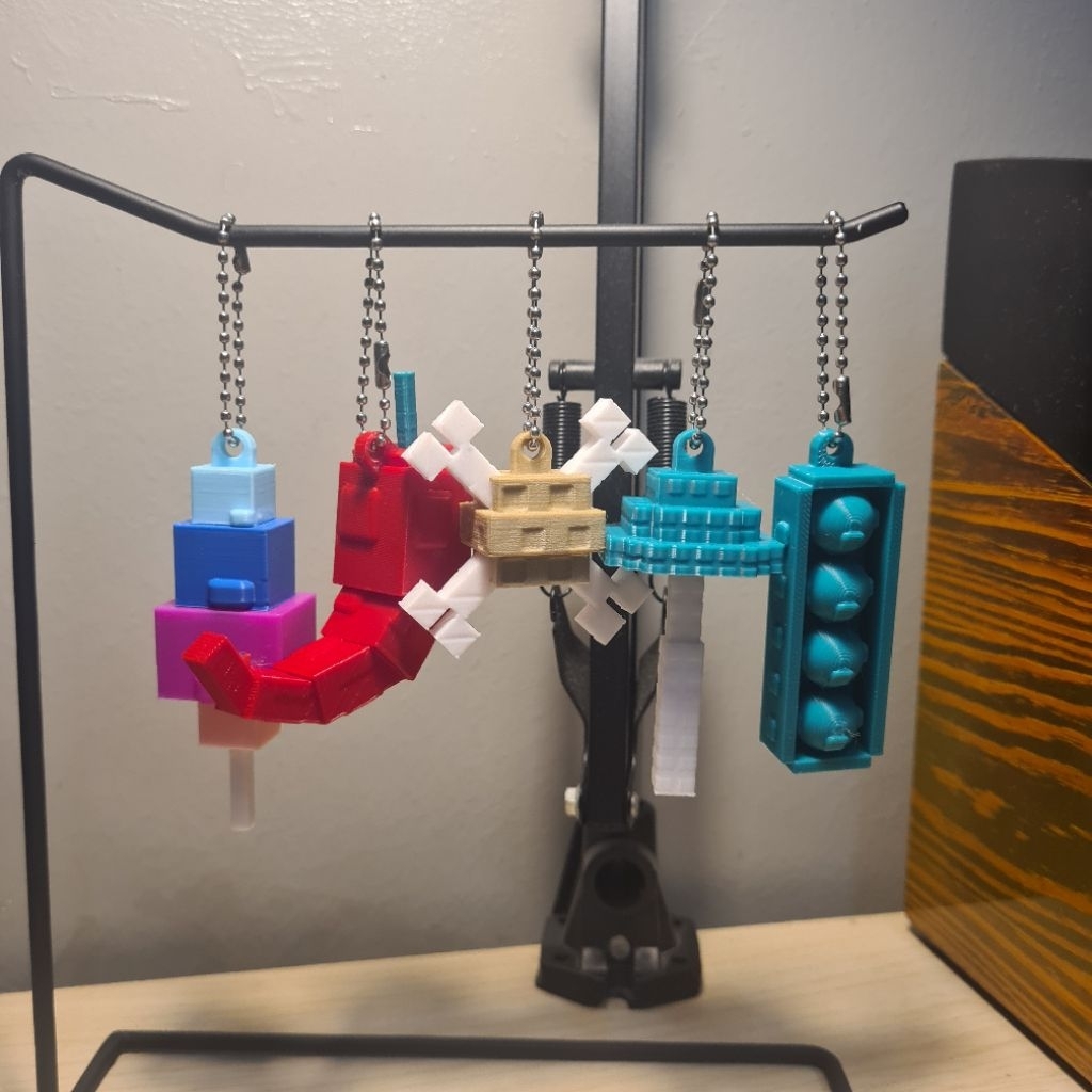 GANTUNGAN Roblox Grow a Garden Fruit พวงกุญแจพวงกุญแจของเล่นเด็กโซ่ผลไม้