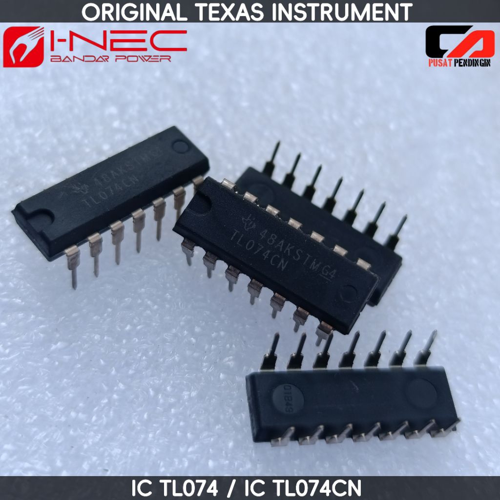 IC TL 074 / TL074N เครื่องมือเท็กซัสดั้งเดิม