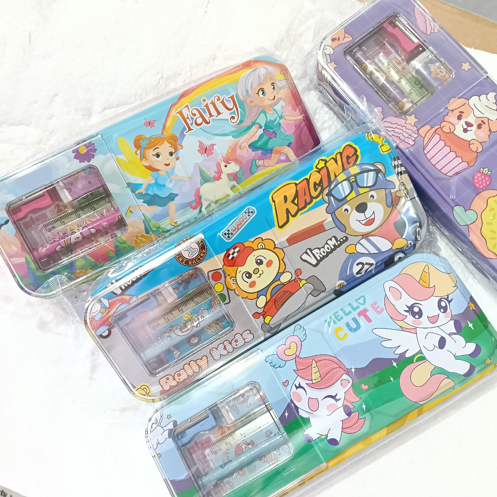 SQUEEZY PENCIL BOX CAN SET CHARACTER PC-SQ7100