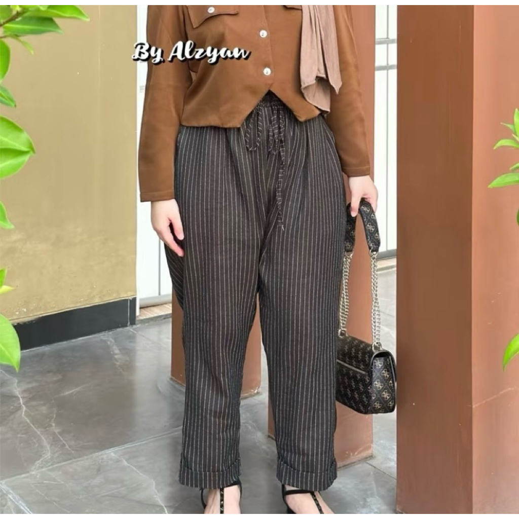 BAGGY STRIPPE JUMBO // BAGGY PANTS // BAGGY PANTS JUMBO SALUR