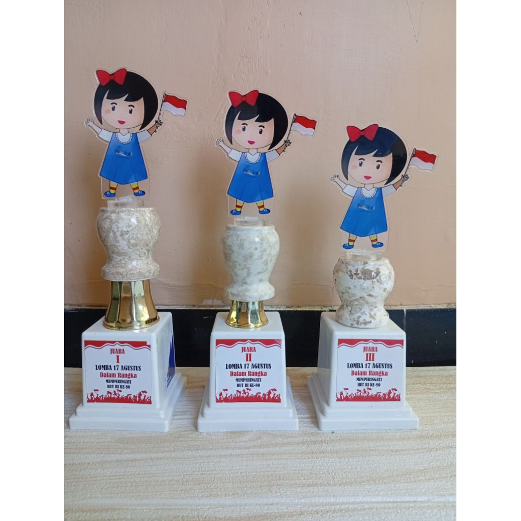 August Trophy SET 7CM Jar Independence Competition Gift & Custom วัสดุอะคริลิค