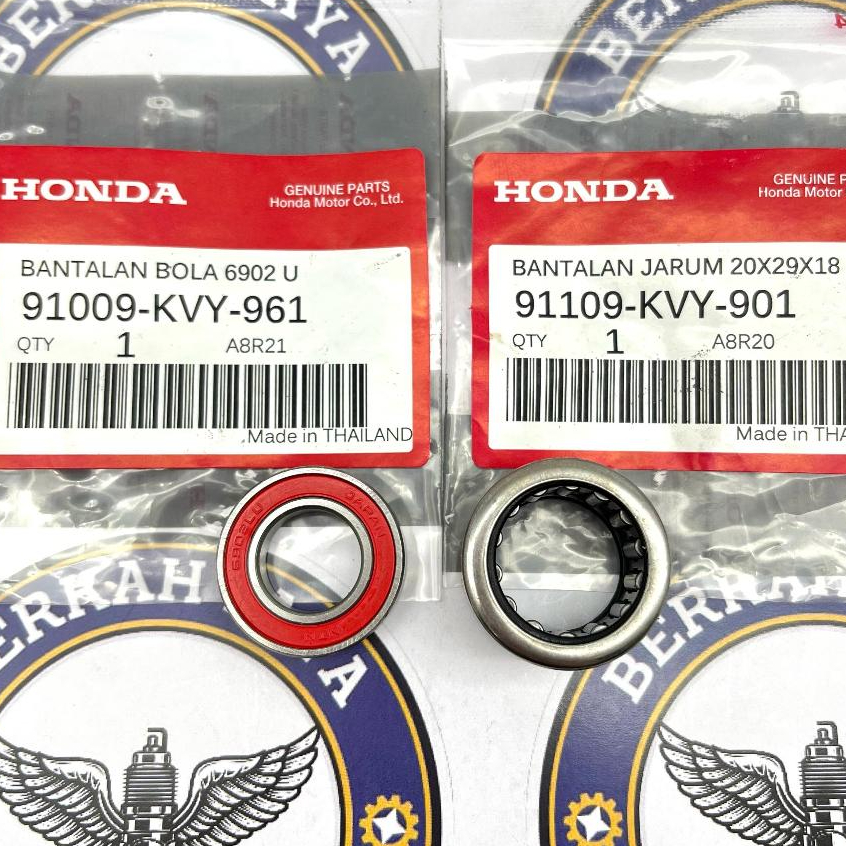 91009-KVY-961 91109-KVY-901 แบริ่งไม้ไผ่ Pully Honda Beat FI, Vario 110 125 150, PCX 150, Scoopy Ori