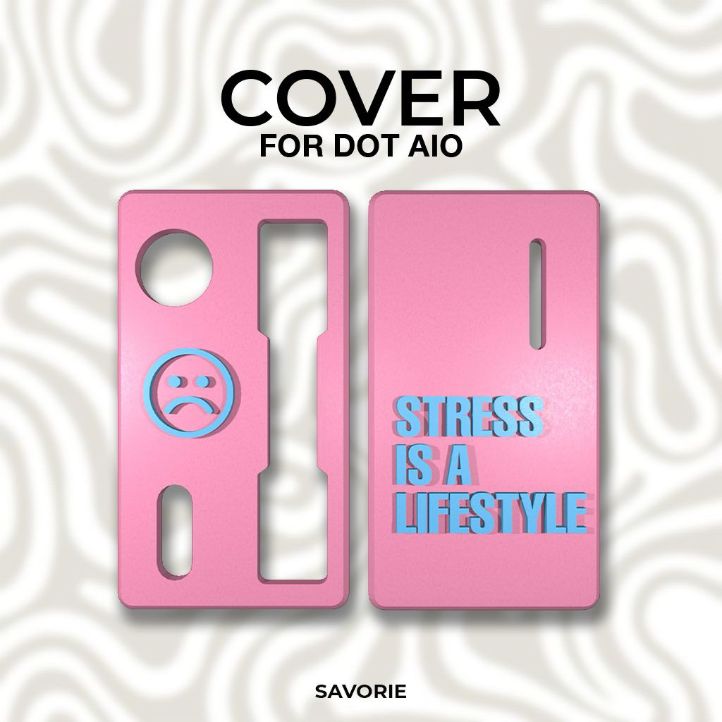 SIAL PINK BLUE D0T CASE 3D PRINT MAGNETIC