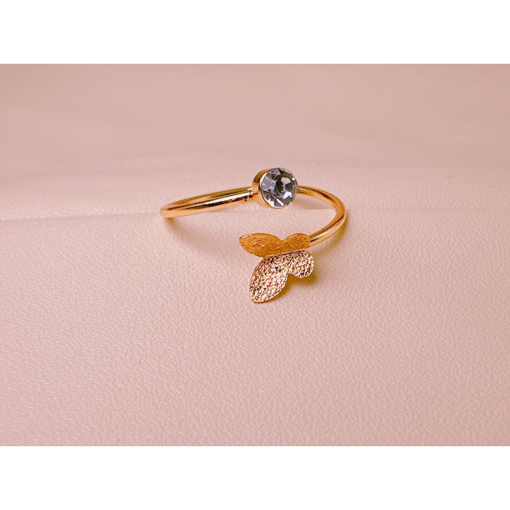 แหวน M02 สีโรสโกลด์ สวยงาม MJ