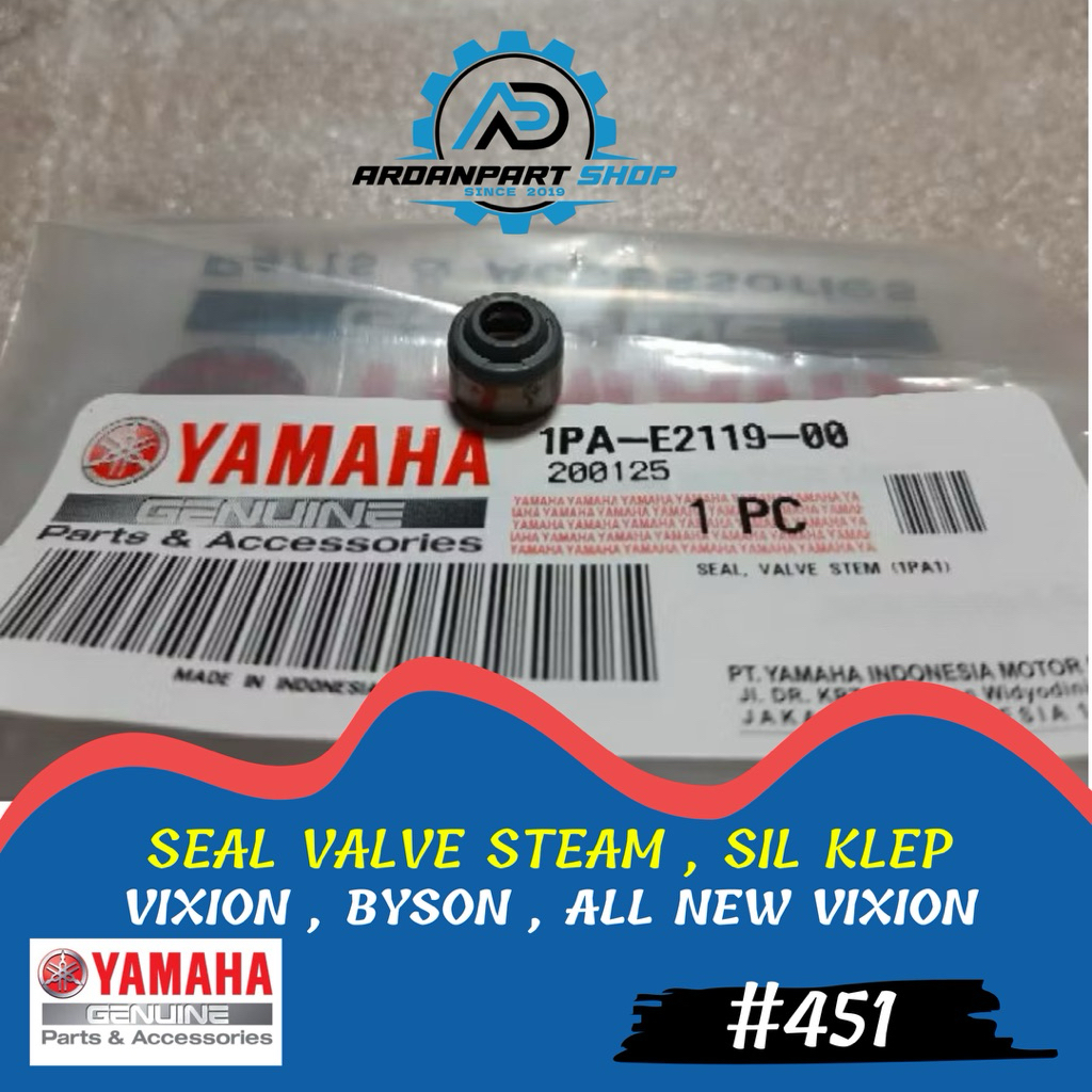 ซีลวาล์ว, ซีลวาล์วไอน้ํา VIXION, JUPITER MX, BYSON ORIGINAL YAMAHA 1PA-E2119-00