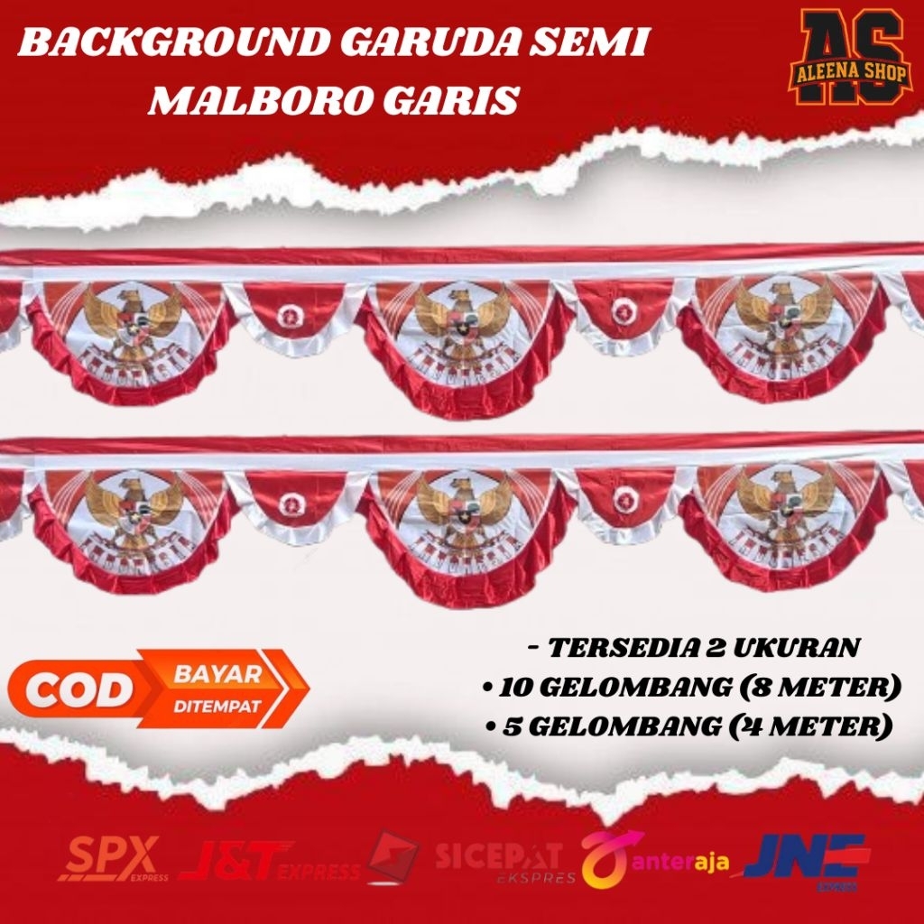 GARUDA MALBORO PREMIUM LINE BACKGROUND FLAG