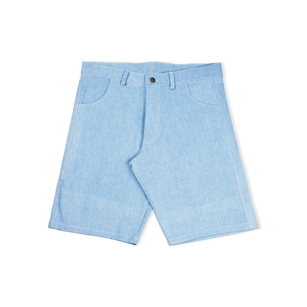 Hornycupcakes - Basic Jorts Pants - Washed Blue