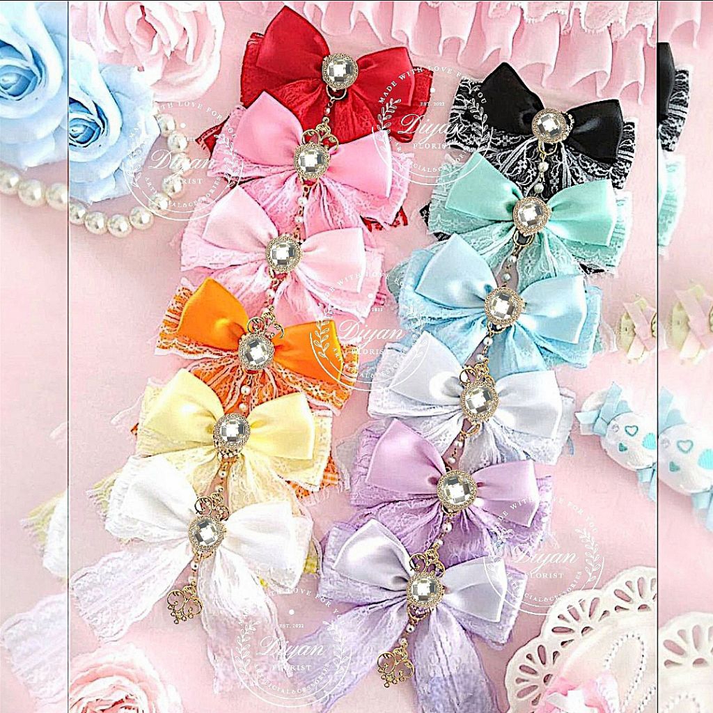 ริบบิ้นแท่งไฟ // โบว์แท่งไฟ // แท่งไฟ pirq BTS blackpink aespa NCT hypen สองอัน