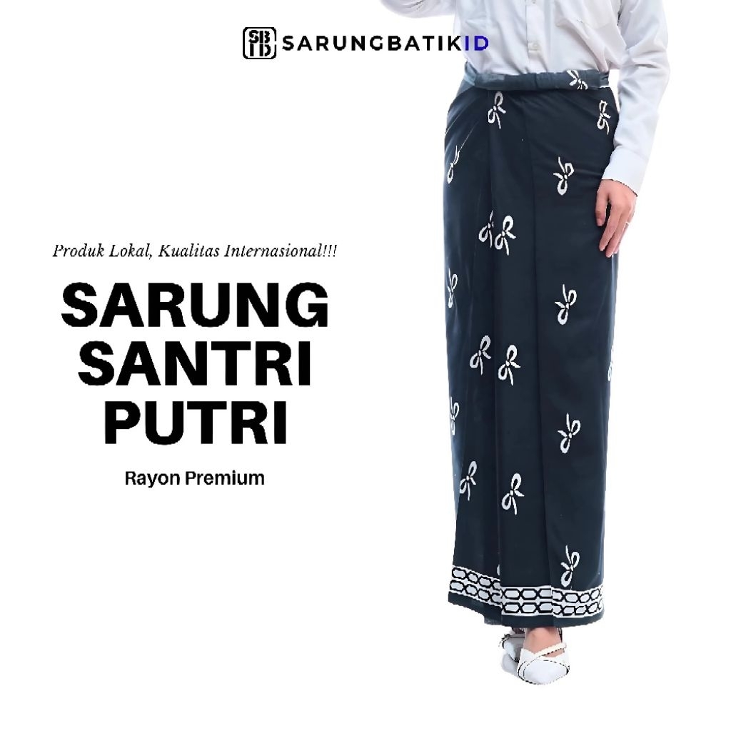 SEBATIK - Last Motif Santri Sarong / Gloyor Goyor Sarong / Batik Sarong / Womens Santung Sarong