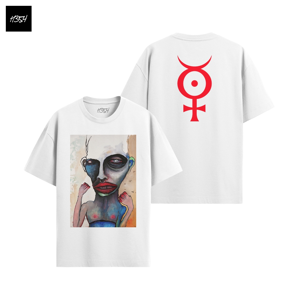 Marilyn Manson Painting Band T-SHIRT - The Man Who Eats His Fingers - เสื้อยืด H354 MUSIC