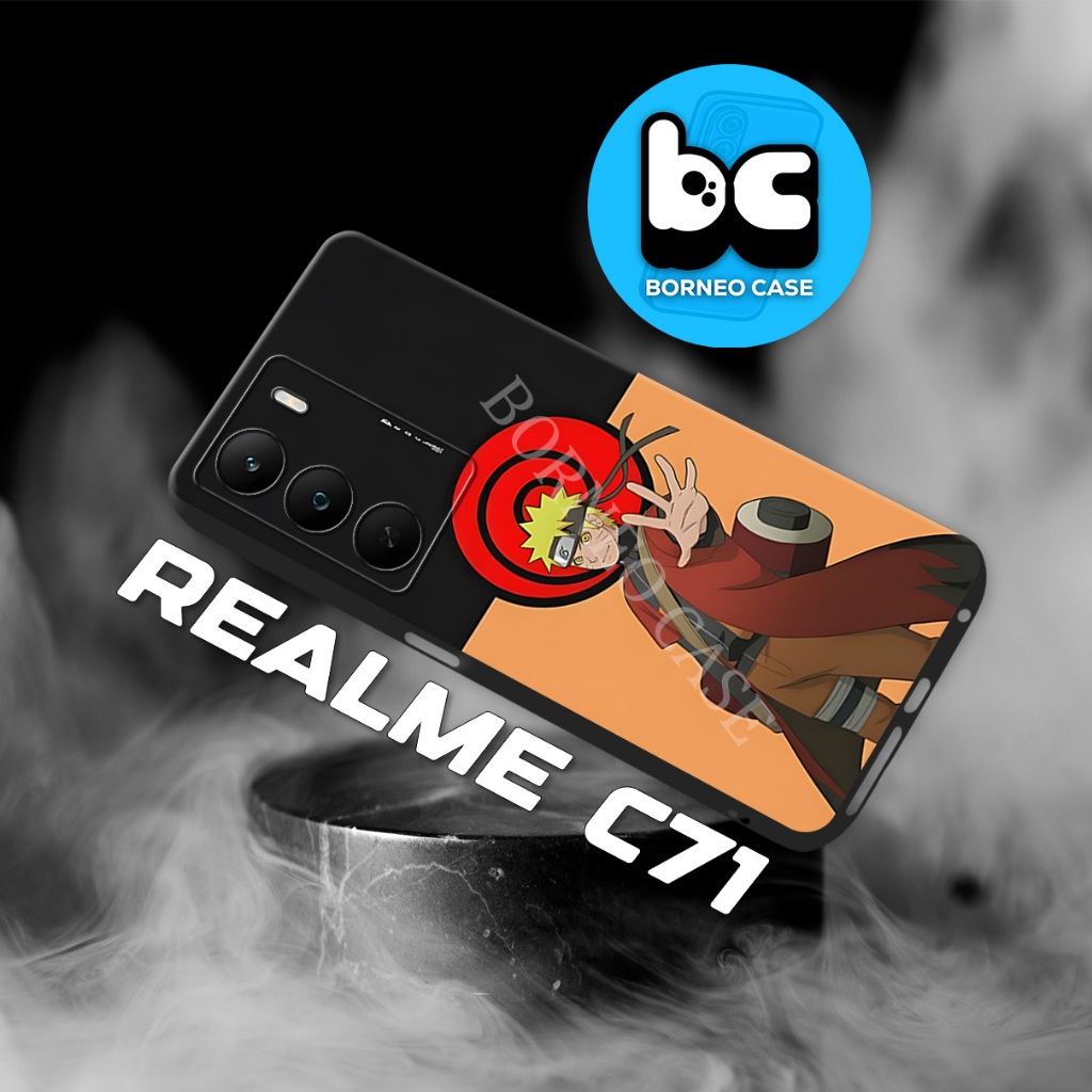 เคส 14/Borneo, เคส REALME C71 HP (Naruto Motif), ฝาครอบป้องกันโทรศัพท์มือถือ/ซิลิโคน TPU