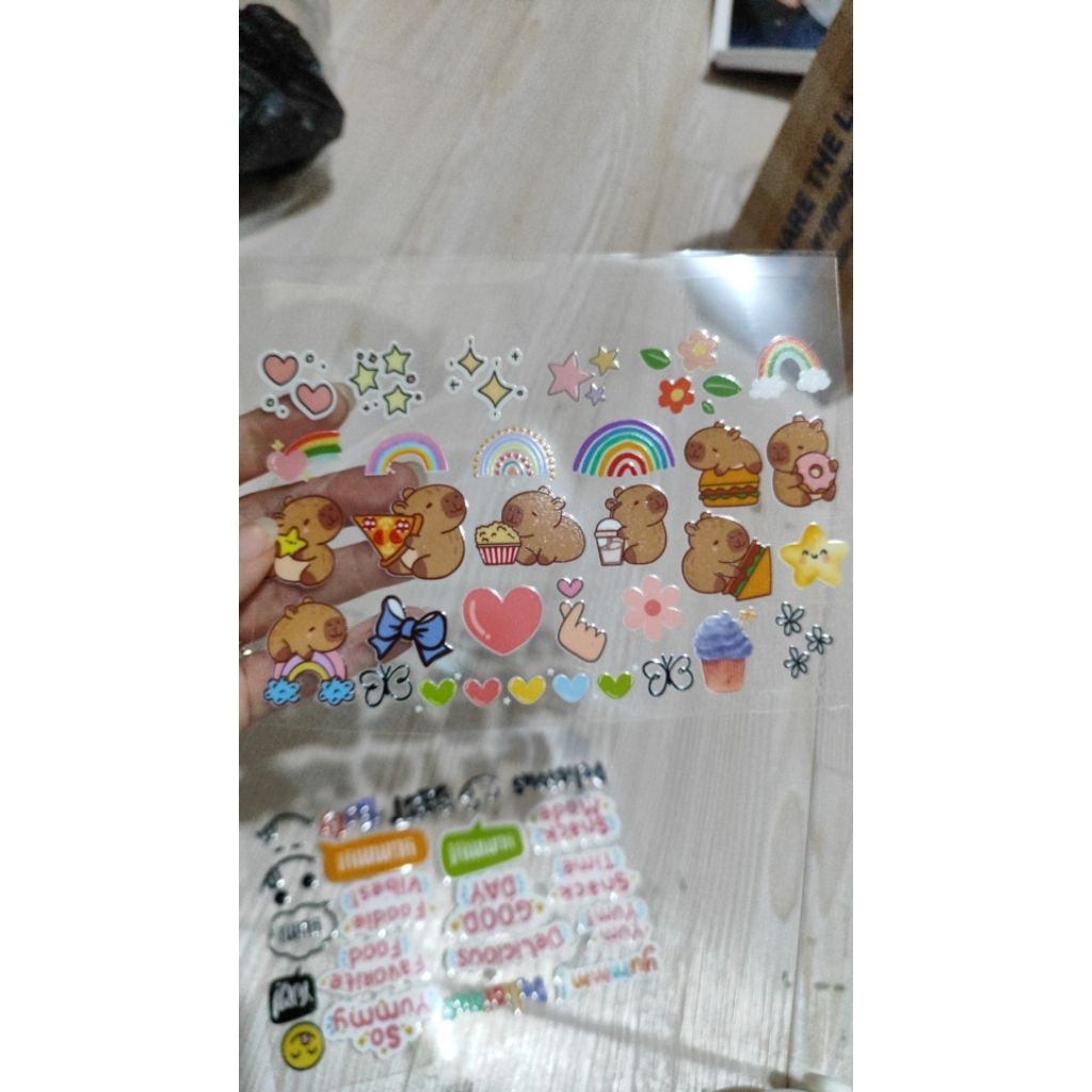 A3 Size DTF UV Sticker Printing