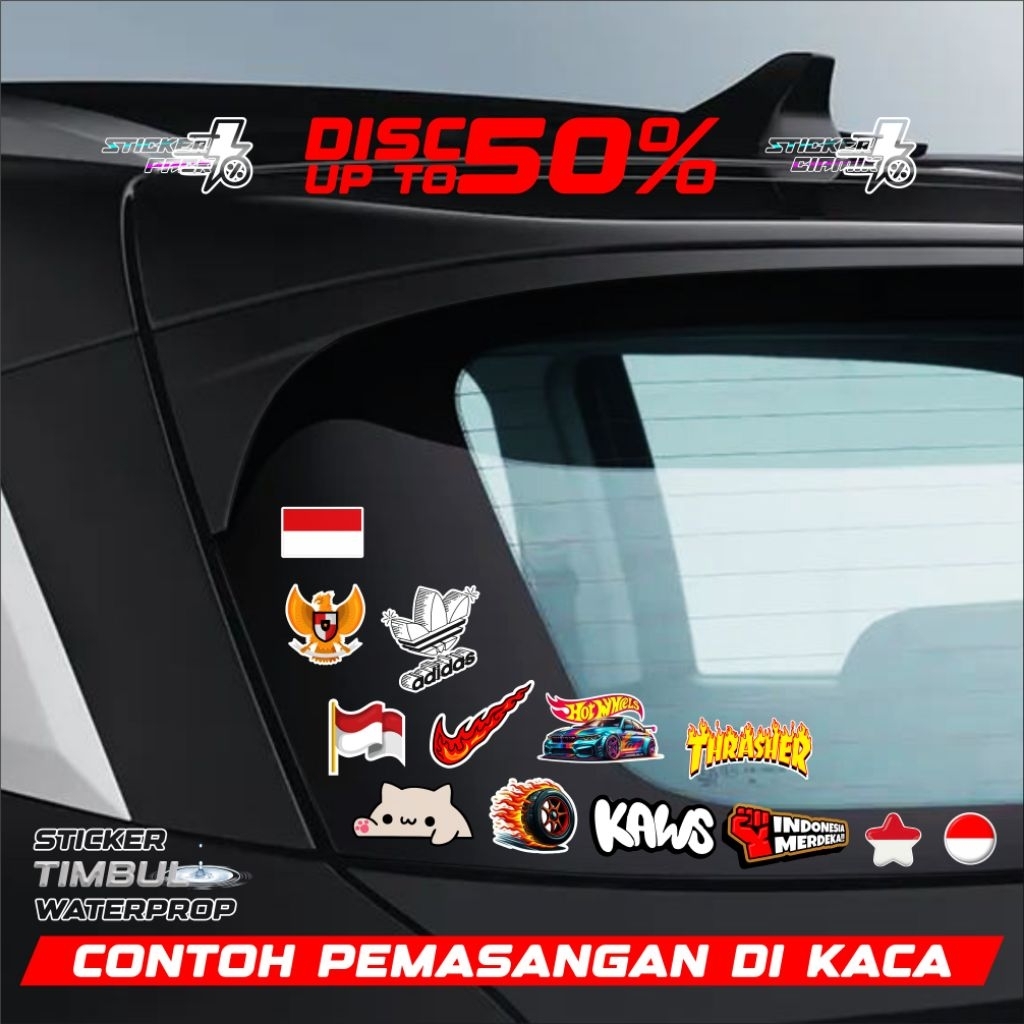 HP UV DTF 3D RAISED STICKERS, MANY STICKER PACK VARIATIONS, READY TO STICK