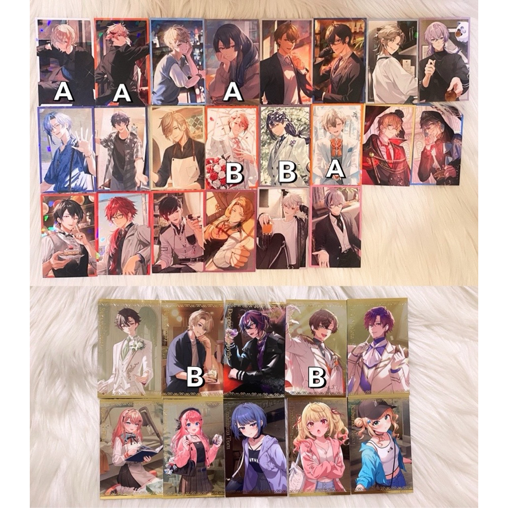 NIJISANJI JP & EN Voice Visual Card Photocard โฮโลแกรม