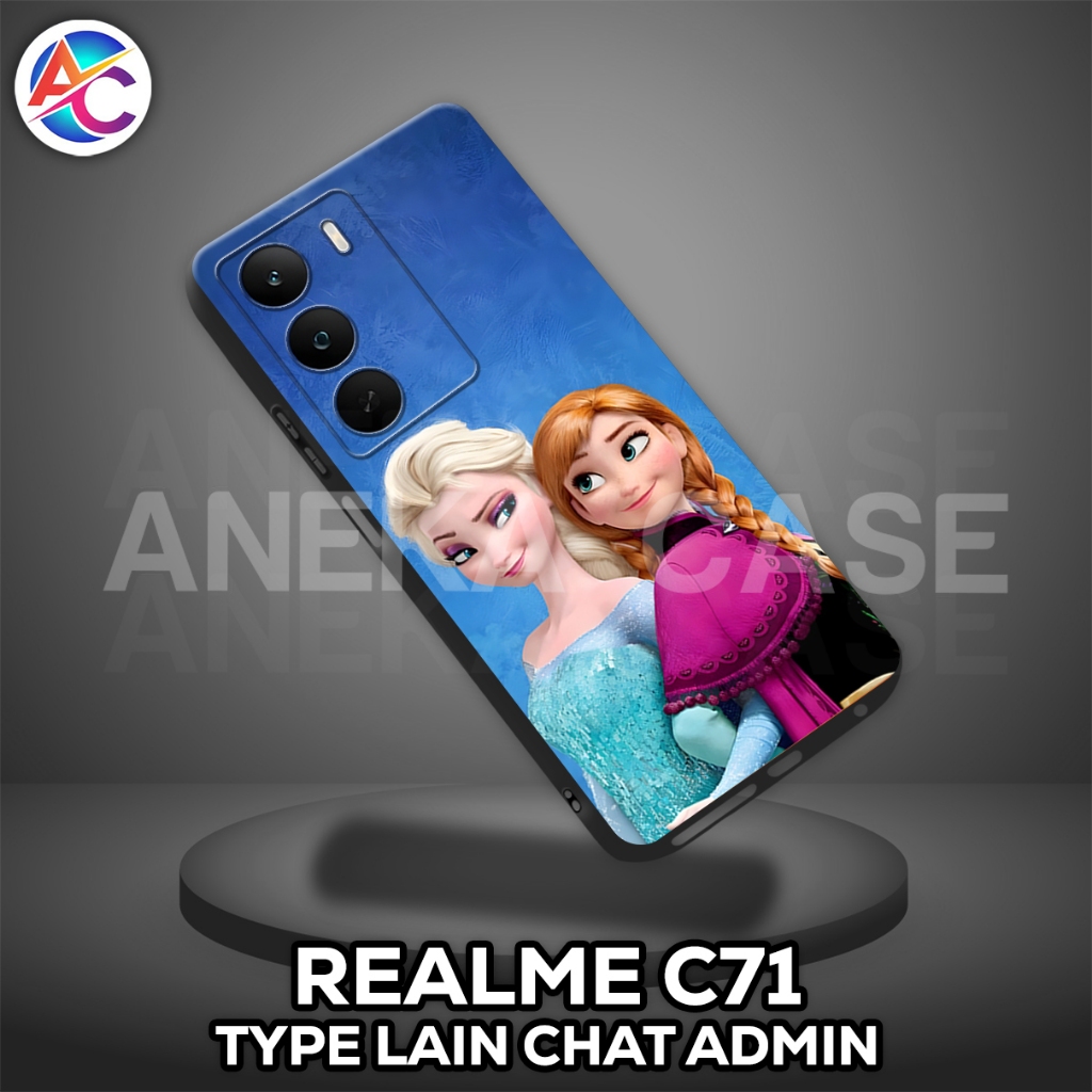 AC64-Case REALME C71-Girls Motif-Softcase REALME C71-เคส REALME C71-ซิลิโคน REALME C71