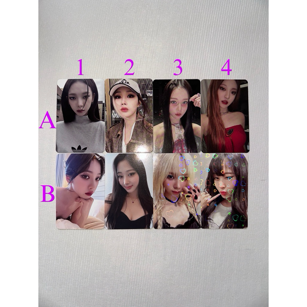 อย่างเป็นทางการ PHOTOCARD AESPA KARINA GISELLE WINTER NINGNINGNING
