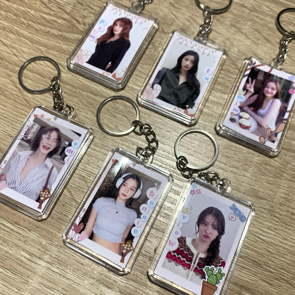 GANTUNGAN พวงกุญแจอะคริลิคใส่ gmmtv สาว aktris thailand emi bonnie view mim tu totowan primmily