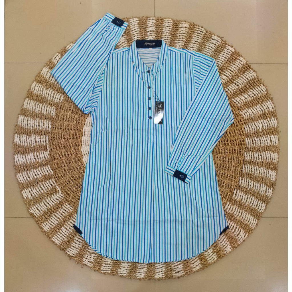 KATUN เสื้อเชิ้ตผ้าฝ้าย Oxford ลายทาง Hara ล่าสุด