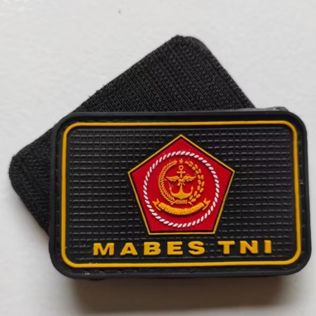 BDU TACTICAL EMBLEM RUBBER PATCH TNI Headquarter LOGO สําหรับ STICKS