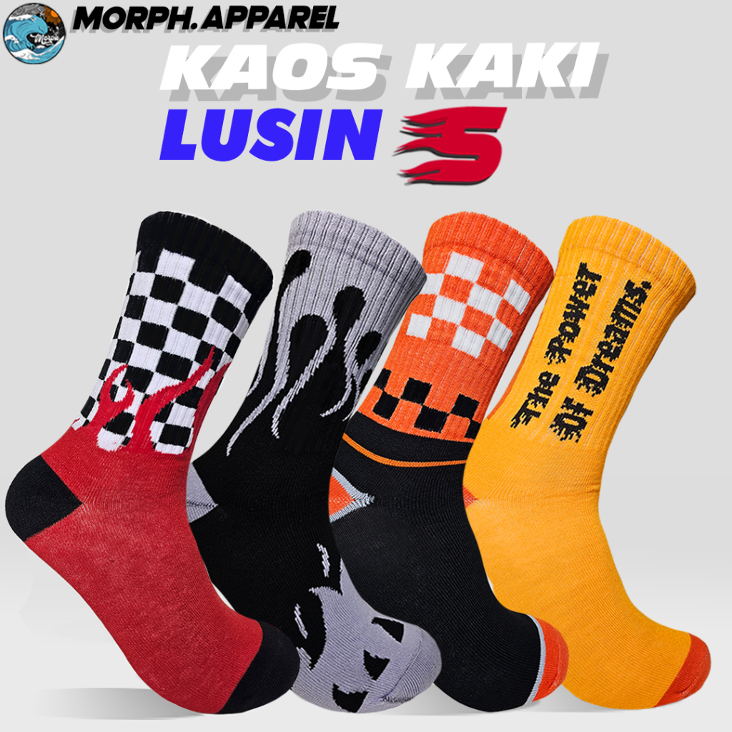 Oldschool Socks - Skate & Hype Socks - 1 DOZEN - Series S - MorphApparel
