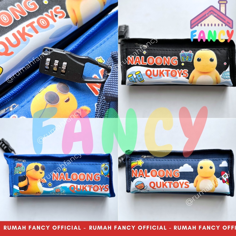 NAILONG IMPORT + PASSWORD KL 6458 YELLOW DUCK CUTE Unique CUTE Zipper Pencil Case