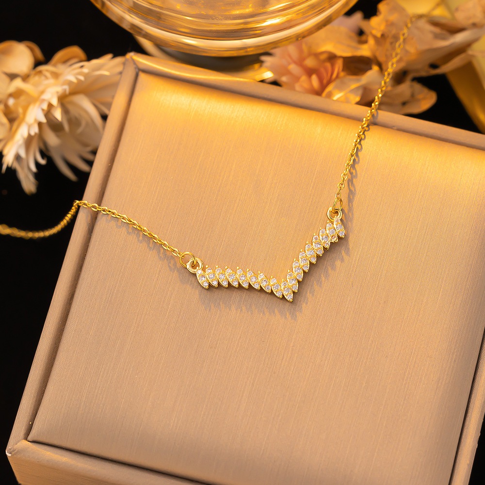 Fuji Nagita Titanium สร้อยคอผู้หญิงจี้อัญมณีสร้อยคอกําไลข้อมือ Anti-Rust KADAI INDONESIA