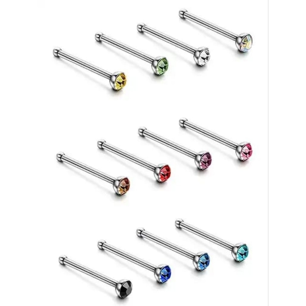 NOSE EARRINGS / STAINLESS NOSE PIERCING / ต่างหูไทเทเนียม