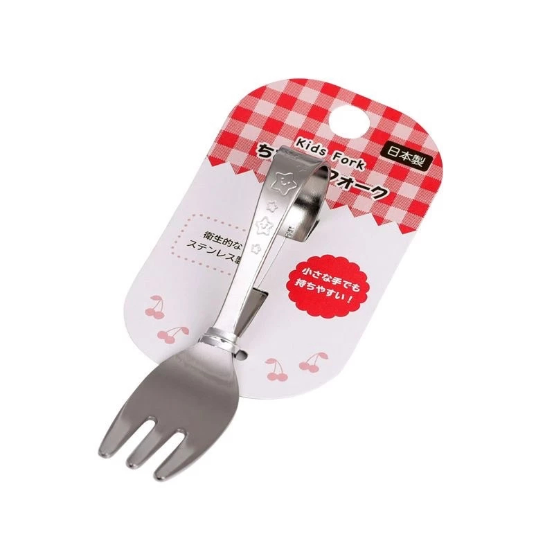 ช้อนส้อมฝึกหัด Grip Made in Japan - นําเข้าญี่ปุ่น - Kids Spoon Fork Trainer BLW stainless